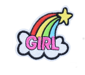 Łatka termo TĘCZA GIRL