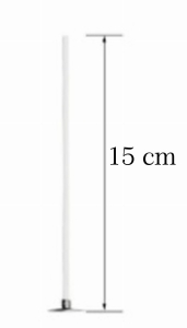 Knot z blaszką 15 cm ( 10 szt )