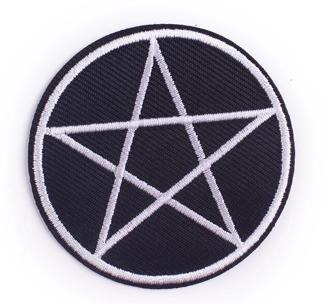 łatka łata na klej aplikacja Pentagram