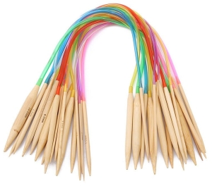 Druty na żyłce bambusowe 80 cm ( zestaw )