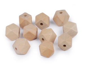 Koraliki drewniane 15 x 15 ( 5 szt )