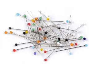 Szpilki z kolorową główką 0,75 x 50 mm (0,5kg)