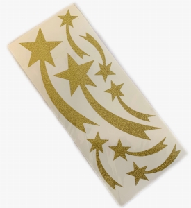 Naklejka kometa ( Złota )