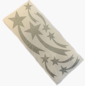 Naklejka kometa ( Srebrna )