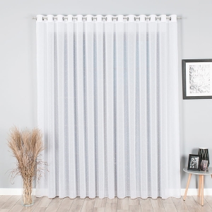 Firanka fantazyjna 146000 / 330 z ołowianką (1mb) BIAŁA