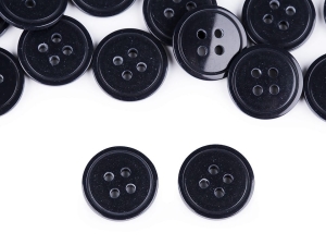 Guziki plastikowe 20 mm ( 20 szt ) Granatowe