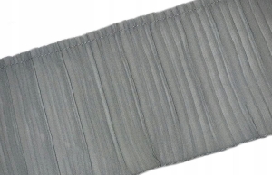 Taśma elastyczna plisowana żorżeta 8 cm ( 1 mb ) Szara