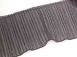 Taśma elastyczna plisowana żorżeta 12 cm ( 1 mb ) Czarna