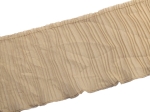 Taśma elastyczna plisowana żorżeta 8 cm ( 1 mb ) Beż