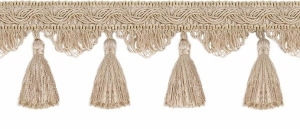 Taśma z chwościkami Bpk - 019  (1mb) Piasek 3