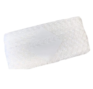 Taśma ozdobna dziana T 18 (1mb) Biała 002