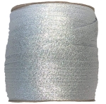 Lamówka Brokatowa 20 mm ( 1 mb ) SREBRNA