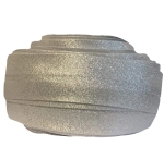 Lamówka Brokatowa 60 mm ( 1 mb ) SREBRNA