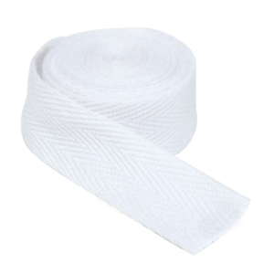 Taśma bawełniana 20 mm ( 50 mb ) BIAŁA