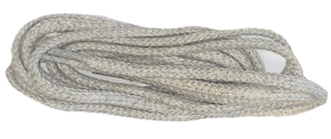 Sznurowadła okrągłe bawełniane 100 cm Szare