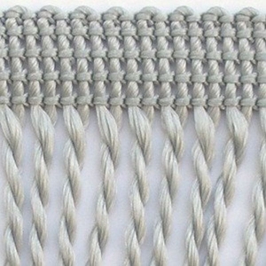 Frędzle skręcane PP 120 ( 1 mb ) SREBRNE 801