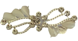 Haftka 16 ( Kokardka  srebrna z perłą )