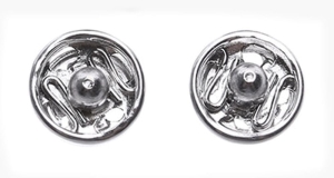 Zatrzaski metalowe nr 1 ( SREBRNE )