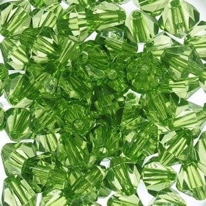 Korale Akrylowe Diamentowe 12mm (10szt) J. Zielony 