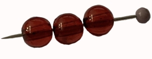 Korale Akrylowe Kula 8mm (20szt) Bordo