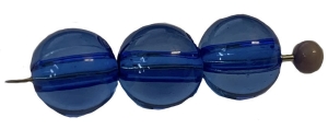 Korale Akrylowe Kula 10mm (14szt) Niebieski 