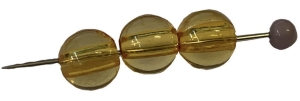 Korale Akrylowe Kula 10mm (14szt) Miód