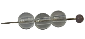 Korale Akrylowe Kula 12mm (8szt) Przeźroczysty