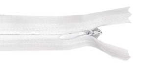 Zamek nie rozdzielczy kryty 25 cm ( BIAŁY )