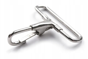 Karabińczyk metalowy 38/42 mm ( 1 szt )