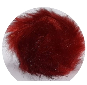 Pompon futerkowy C1 do czapki ( bordo )