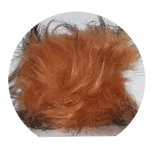 Pompon futerkowy C1 do czapki ( rudy )