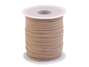 Guma płaska 3 mm ( 1 mb ) BEŻOWA