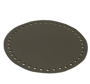 Dno do torebki fi 18 cm ( ciemne szare )