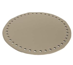 Dno do torebki fi 18 cm ( jasne szare )
