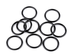 Kółko metalowe czarne 20 mm ( 1 szt )