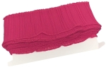 Taśma elastyczna plisowana żorżeta 12 cm ( 1 mb ) Amarant