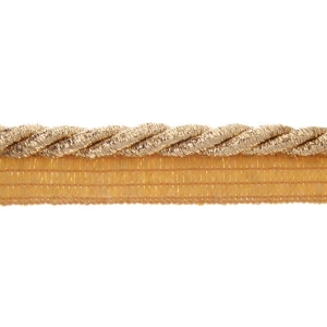 Sznur metalizowany Fi7/taśma (1mb) Złoty