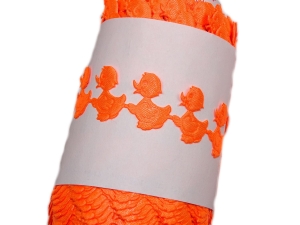 Aplikacja na taśmie kaczka 84 ( 1 mb ) POMARAŃCZOWA