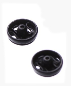 Zatrzaski metalowe nr 1/2 CZARNE