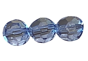 Korale okrągłe szlifowane 12 mm ( 5szt ) Błękitne