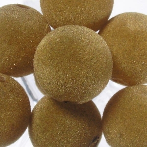 Korale zamszowe 12 mm ( 6szt ) Ciemny Beż