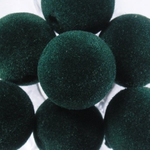 Korale zamszowe 20 mm ( 2szt ) Butel. Zieleń