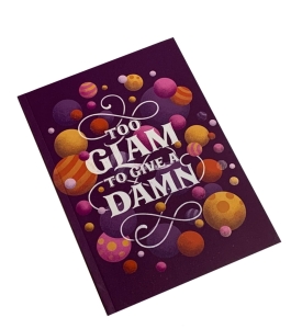 Notatnik typograficzny A5 ( FIOLETOWY )