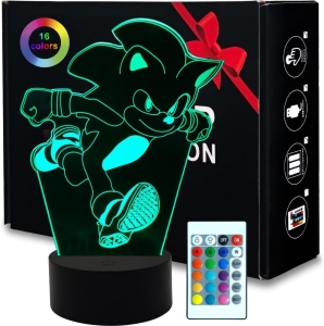 Lampa Illusion 3D SONIC ( 4 panele )