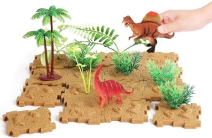 Puzzle 3D edukacyjne  figurki Dinozaury