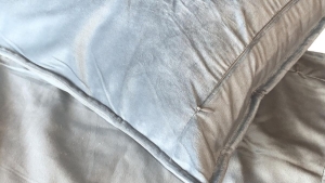Poszewka Velvet 40/40 Job Szaro-Błekit