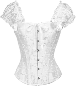 Gorset wyszczuplający z rękawkiem Biały ( 5 XL )