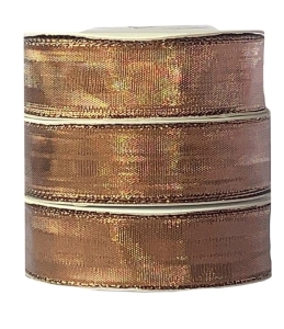 Tasiemka metaliczna z drutem 25 mm (2132)