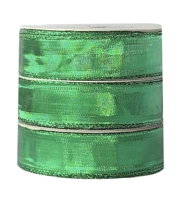 Tasiemka metaliczna z drutem 25 mm (2086)