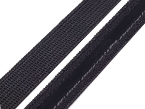 Guma z silikonem 10 mm ( 1 mb ) CZARNA